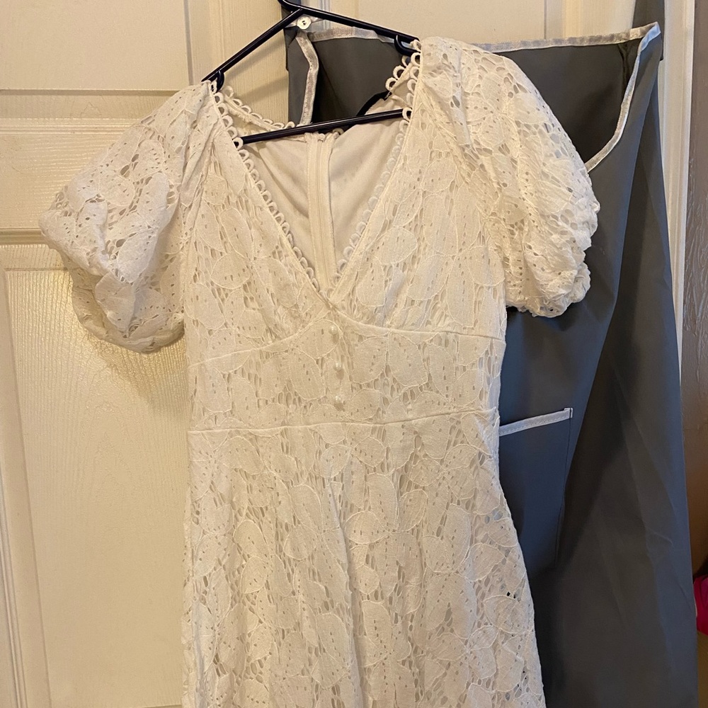 White dress